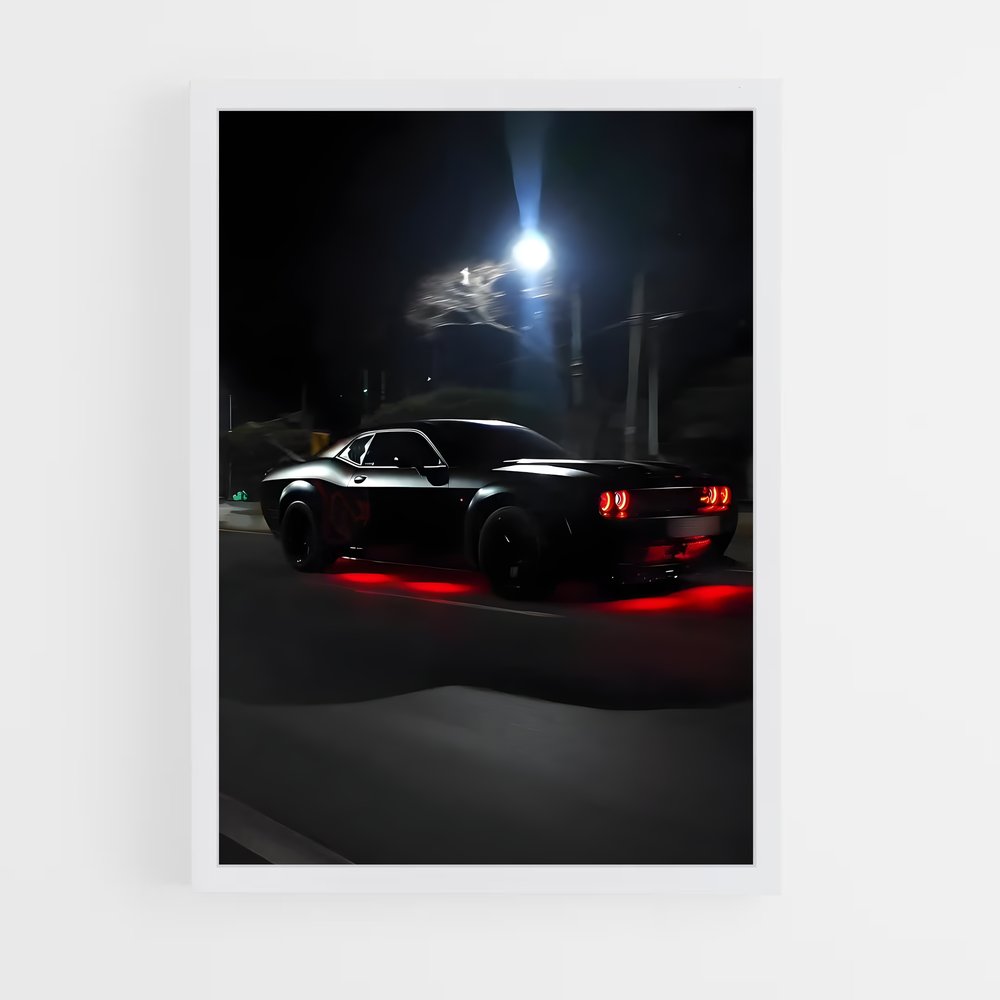 Poster Challenger srt – affiche Dodge (vue 3)